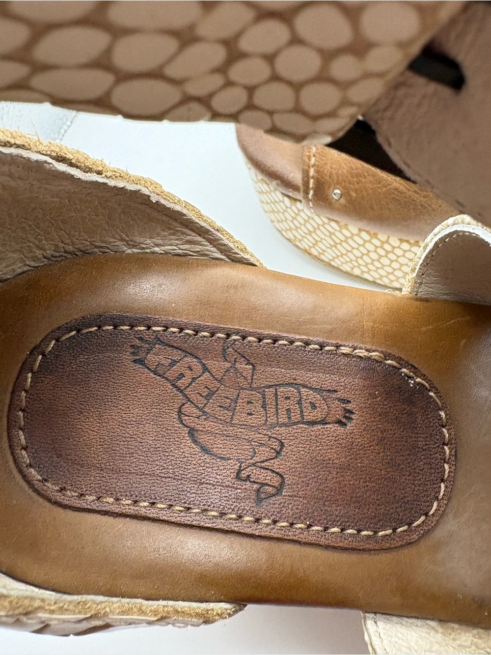 Freebird by Steven Terra leather wedges READ - Picture 5 of 10
